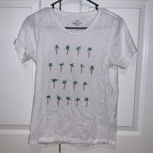 j crew palm tree shirt